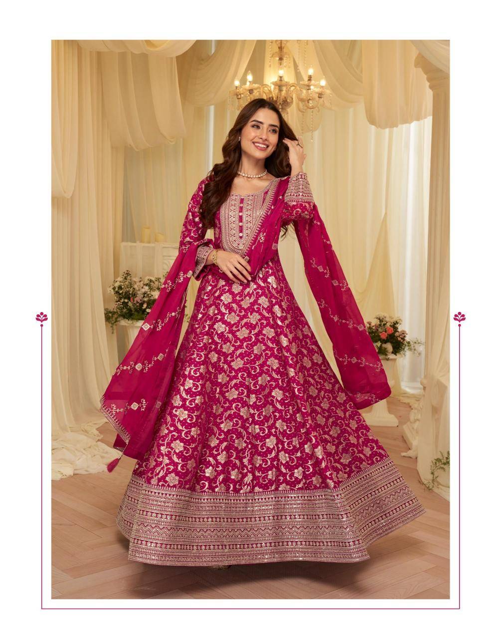 Sayuri aaradhana gown Kurti fabric wholesalers in Mumbai